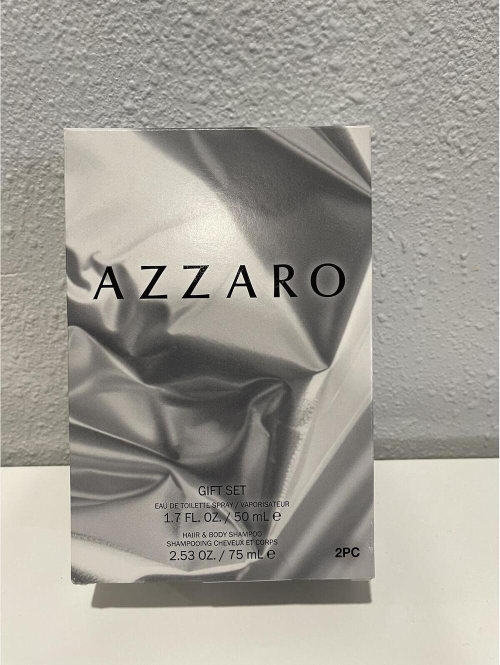 Azzaro Chrome Gift Set 2 Piece Eau de Toilette and Shower G